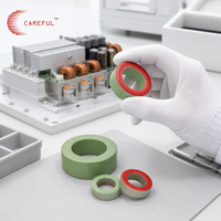 Noyau magnétique toroïdal en poudre de Molypermalloy MPP, faible perte, haute stabilité pour filtre de précision et transformateur inductif