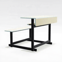 Ensemble table et banc pour projets gouvernementaux scolaires en Afrique - Mobilier scolaire pour étudiants