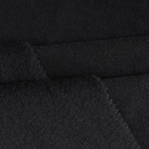 Nhà Máy Bán Buôn Nhiệt 280gsm Một Bên Chải 65% <span class=keywords><strong>Polyester</strong></span> 35% Bông TC Hoodies Pháp Terry Lông Cừu Vải - Product Image 2