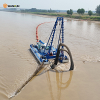 Drague à sable à aspiration par jet Wanrun Professional - Machine de dragage à jet d'eau haute pression pour l'extraction de sable de rivière