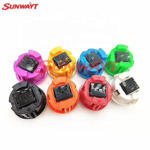 Bouton rond de 30 mm en plastique pour machine de jeu à monnayeur - Vente chaude - Product Image 5