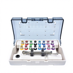 Kit de clés dynamométriques chirurgicales dentaires BK Industries, embouts d'implantation codés par couleur, manuel, acier inoxydable, poignée ergonomique, certifié CE 1 - Product Image 2