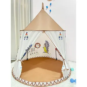 Wholesale Kids Foldable Tent Indoor Games House Luxury Ger Yurt Tent Kids Play Tent Playhouse For Children