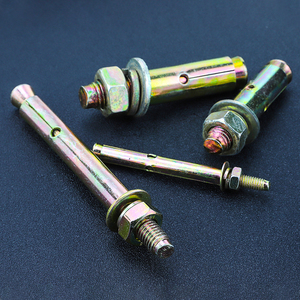 Boulon d'ancrage à expansion robuste en acier au carbone, zingué jaune, boulons de fixation M6 M12 M14 M16, cheville d'ancrage pour béton - Product Image 4