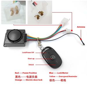 Intelligent pour dispositif <span class=keywords><strong>antivol</strong></span> étanche contrôlé par application pour vélos électriques à trois roues Alarme de démarrage à distance 48v-60v - Product Image 3