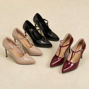 Sandales à talons hauts glamour pour femmes, confortables avec brides de cheville et semelle compensée légère pour femmes - Product Image 1