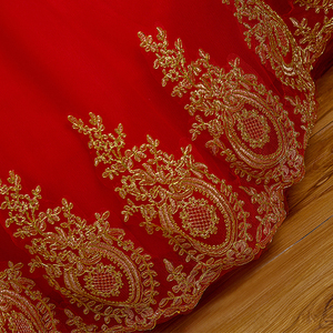 Manches tombantes brodées épaules décolletées dos nu dentelle appliques pakistanaises pour femmes enceintes robes <span class=keywords><strong>de</strong></span> mariage - Product Image 3