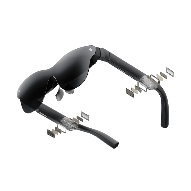 2025 NEW Rayneo Air 4 Pro AR Smart Glasses DHR10 1200nits Version4000 4K Video Capture Head-Mounted XR