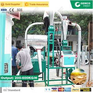 Máquina de molino de harina automática casera de trigo sarraceno de hierro fundido de tecnología europea para la venta granos de molienda, ñame, sorgo - Product Image 4
