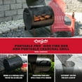 Parrilla de Carbón Portátil DB Char-Griller Pro, Construcción de Acero Resistente, Parrilla de Carbón Portátil con Rejillas de Hierro Fundido, Caja de Fuego Lateral para Acampar - Product Image 2