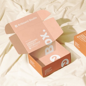 Customized Kraft <strong>Paper</strong> Gift <strong>Box</strong> Logo Printing Cardboard Material Foil Embossing Matt Lamination Shipping Protection <strong>Mini</strong> Size - Product Image 1