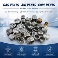 Nouvelle buse de ventilation de haute qualité, best-seller, pour moule EPS, buse à vapeur, aérateur haute précision 10 mm avec 24 trous, différentes tailles