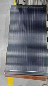 Paneles Solares de Techo Flexibles de 50W 60W 80W 100W 12V 18V, Forma, Tamaño y Color Personalizables, Paneles Solares de Vidrio Cilíndrico HJT HPBC - Product Image 2