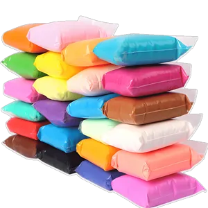 Pâte à <span class=keywords><strong>modeler</strong></span> non toxique DIY 1000g, multicolores, emballée sous vide, marque SIWEI, pour la maternelle et le primaire, <span class=keywords><strong>super</strong></span> légère, séchage à l'air - Product Image 2
