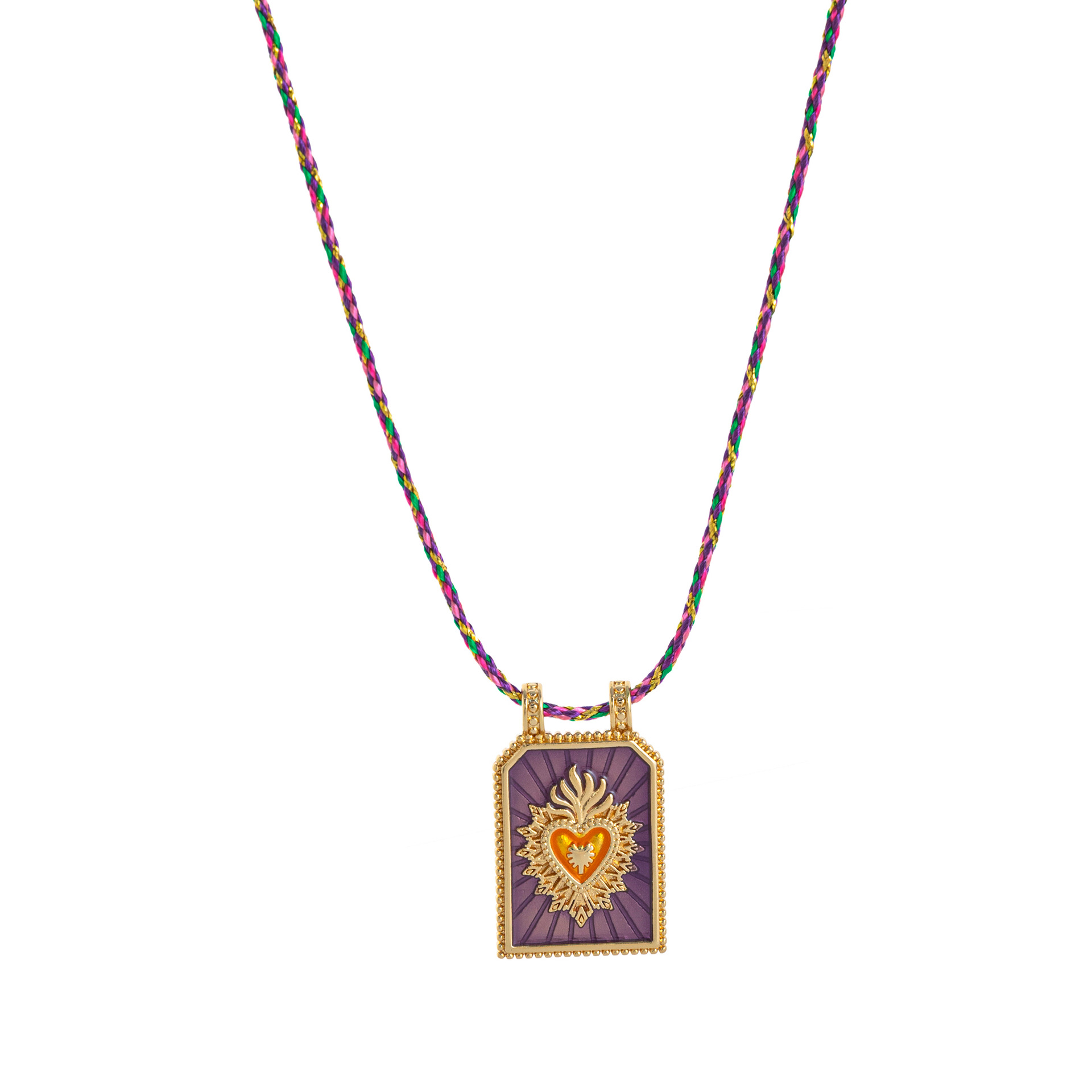 Purple necklace-without beads