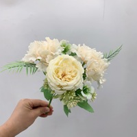 Bunga Peony Buatan dari Sutra, Buket Peony untuk Dekorasi Rumah dan Pernikahan