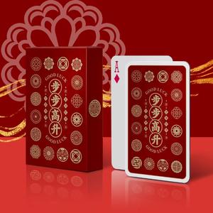 <span class=keywords><strong>Cartes</strong></span> <span class=keywords><strong>à</strong></span> jouer personnalisées en papier d'art <span class=keywords><strong>de</strong></span> haute qualité emballées dans du plastique <span class=keywords><strong>2</strong></span> boîtes/ensemble pour les joueurs <span class=keywords><strong>de</strong></span> poker - Product Image 3