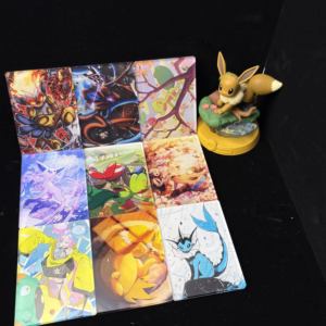 Cartes à collectionner <span class=keywords><strong>Pokémon</strong></span> personnalisables DM, nouvelle série, aimants de réfrigérateur mignons Eevee Pikachu, personnage d'anime, cadeau surprise pour collectionneur - Product Image 3