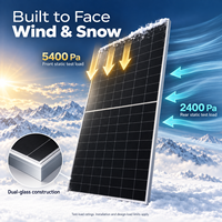 Panneaux solaires 650W LONGi Hi-MO X10 HPBC 2.0 Bifacial Double Verre LR7-72HVD-655M