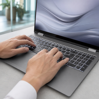 Nouvel ordinateur portable pliable à écran tactile de 15,6 pouces, 360 degrés, vente en gros, OEM personnalisé, AMD Ryzen 3 3200U, 16 Go de RAM, 512 Go de SSD, Windows 11