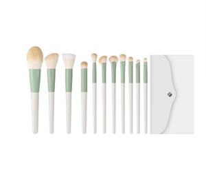 Morandi ชุดแปรงแต่งหน้าขนาดเล็กแบบพกพา11ชิ้นพร้อมขนไนล่อนและที่จับพลาสติกชุดเต็มชุดสำหรับผู้เริ่มต้นเป็นมิตรต่อการเดินทาง - Product Image 6