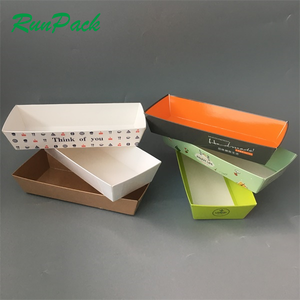 Boîte à rouleaux de poulet jetable avec logo personnalisé, emballage en papier en forme de coussin en forme de burrito pour tarte aux pommes - Product Image 4