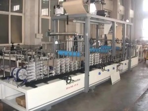 Machine d'enroulement de profilés à colle thermofusible PUR TUBF650B-PUR-II de 650 mm de large pour la lamination de profilés MDF, aluminium, PVC, UPVC - Product Image 2