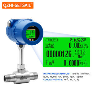Industriële Roestvrijstalen Thermische Gasmassadebietmeter Rs485 4-20ma Gasstroomsensor 1.5% Precisie Persluchtstroommeter - Product Image 5