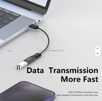 USB3.1/3.0 Typ-C-Buchse auf Mobile-Buchse USB-C-Hub-Adapter 10 Gbit/s Datenübertragung DC-Ausgang Brandneu