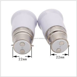 Ánh sáng ổ cắm B22 để E27 để chuyển đổi giữ đèn 80mm mở rộng chiều dài lưỡi lê để vít chuyển đổi B22 để E27 đèn cơ sở - Product Image 5