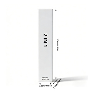 Crayon à lèvres double embout 2-en-1 personnalisé pour marque privée, waterproof, longue tenue, haute pigmentation, végétalien - Product Image 6