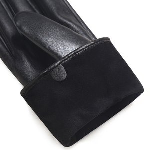 <span class=keywords><strong>Gants</strong></span> à écran tactile à motif <span class=keywords><strong>de</strong></span> fleurs Great Wall pour femmes Hiver Cyclisme et <span class=keywords><strong>conduite</strong></span> en <span class=keywords><strong>cuir</strong></span> PU chaud pour un usage quotidien - Product Image 5