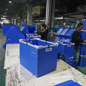 Nhà máy giá tốt nhất gấp Stackable PP hộp sóng lưu trữ nhựa rỗng Poly <span class=keywords><strong>corflute</strong></span> hộp hậu cần doanh thu hộp - Product Image 2