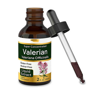 Vente en gros OEM ODM Marque privée Gouttes d'extrait <span class=keywords><strong>de</strong></span> graines <span class=keywords><strong>de</strong></span> valériane 60 ml Sans alcool Végétarien Sans OGM Sans gluten Aliment santé - Product Image 6