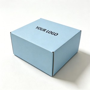 Caja de Papel para Envíos con Logotipo Personalizado, Caja de Cartón Corrugado Reciclable al por Mayor, Caja de Embalaje para Ropa Marrón - Product Image 4
