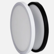 Plafonnier LED 32W étanche IP54 anti-insectes avec température de couleur réglable 3CCT par interrupteur DIP, montage en surface, salle de bain, Ra80, 2600lm