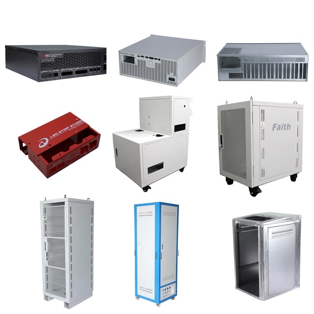 Custom OEM Sheet Metal Fabrication Services Stainless Steel Aluminum Iron Industrial Equipment Box Shells Stamping Bending