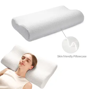 Nouveau Amazon offre spéciale Oreiller de lit en mousse à mémoire de forme Almohada Contour orthopédique personnalisé pour dormir