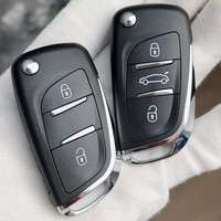 Modifié pour Citroen C2 C3 C4 C5 C6 Xsara Berlingo pour Peugeot 207 307 308 407 607 807 Flip Remote Car Key Shell Cover Case