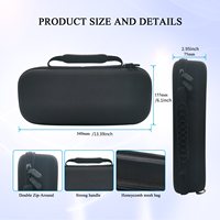 Ensemble de sacs de transport EVA de voyage pour portail PS5 avec protection complète étui en silicone protecteur d'écran en verre trempé