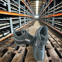 Chaussures de travail de construction de marque de haute qualité bottes industrielles résistantes au pacte et à la perforation pour hommes à bout en acier chaussures de sécurité