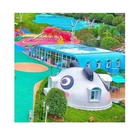 Dôme en mousse EPS préfabriqué anti-typhon, petit format, design moderne, garantie 5 ans, ignifuge et résistant au vent, pour usage en villa