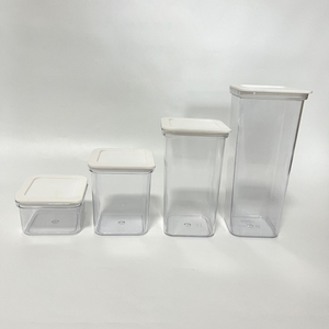 Lot de 4 grands contenants hermétiques pour garde-manger, pour aliments en vrac (sucre, riz, café), avec large ouverture, 20oz, 47oz, 71oz, 94oz - Product Image 2