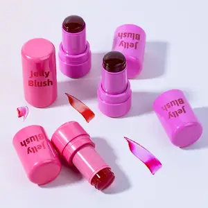 Cooling Water Milk Blush Jelly Stain Private Label Milk Jelly Blush Tint Lip   Cheek Jelly Blush Stick Makeup