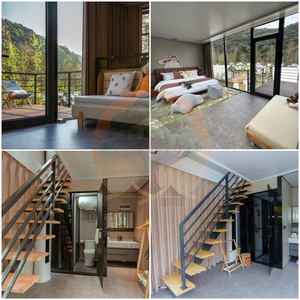 <span class=keywords><strong>Centro</strong></span> Cultural de manzanas indígenas Casa de acero en forma de manzana de dos pisos para almacén Villa Supermercado Escuela con <span class=keywords><strong>terraza</strong></span> - Product Image 6