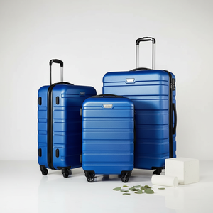 <span class=keywords><strong>Valise</strong></span> à roulettes grande capacité 20 pouces pour homme, ensemble 3 pièces, idéale pour étudiants, avec fermeture éclair – Meilleures ventes - Product Image 1