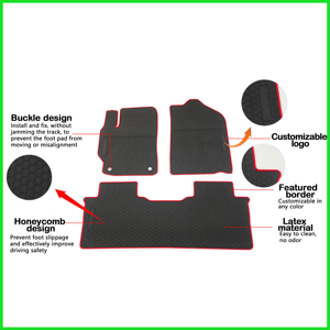 Vente directe d'usine sur mesure <span class=keywords><strong>Kia</strong></span> <span class=keywords><strong>Sorento</strong></span> 2018 <span class=keywords><strong>2019</strong></span> 2020 2021 Tapis de voiture étanche - Product Image 2