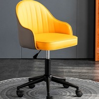Chaise de coiffeuse ergonomique avec fonctions de refroidissement et extensibles, chaise rembourrée confortable à hauteur réglable pour salon de beauté et bureau