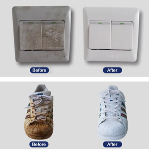 Esponja Mágica para Limpiar Vasos, Eliminación de Manchas en la Cocina, Esponja Mágica Espesa de Pulpa de Madera para Lavar Platos, Cepillo para Limpiar Platos y Autos - Product Image 2