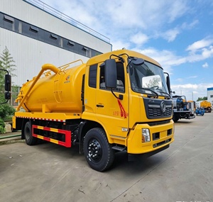 Camión de vacío para aguas residuales Dongfeng National III, diésel, 7 toneladas, 4x2 ejes, tanque séptico de 7 metros cúbicos, bomba de lodos para limpieza de alcantarillado - Product Image 3